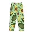 thumbnail image 5 of Disketp Avocado With Seeds Print Women'S Comfy Pajama Pants Casual Drawstring Palazzo Lounge Wide Leg Pants, 5 of 9
