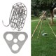 thumbnail image 5 of Trípode para Acampar para Cocinar Trípode para Acampar Al Aire Libre Colgador para Ollas Picnic Soporte para Fuego Soporte para Trípode de Acero Inoxidable Gancho para Colgar ANGGREK Otros, 5 of 8