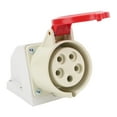 thumbnail image 2 of 32A Socket, IP44 Waterproof 380-415V Industrial Socket Brass Guides  For Construction Sites For Commercial Operations, 2 of 8