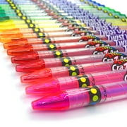 Cra-Z-Art Neon Twist up Colored Pencils, 24 Count, Beginner, Child to Adult
