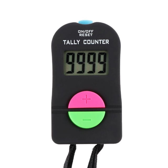 MYG Portable Digital Tally Counter for Sports and Events Handheld Clicker for Golf Strokes Inventory and Headcounts