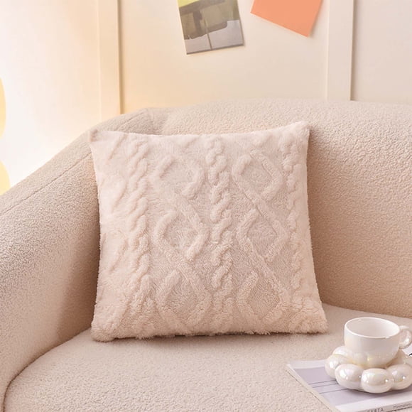Staron Geometric Throw Pillow under $5! Decorative Cushion for Sofa Chair White 18x18 inch