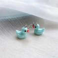 thumbnail image 1 of Lindos pendientes de gomitas de osito de peluche con diseño de dibujos animados, orejas de hongo, té con leche, A15, 1 of 5