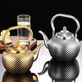 thumbnail image 4 of Théière en Acier Inoxydable avec Infuseur 2 Litres (Doré), 4 of 5