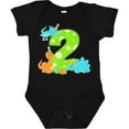 thumbnail image 3 of Inktastic Dinosaur Party-second Birthday Boys or Girls Baby Bodysuit, 3 of 5