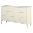 thumbnail image 1 of Ameriwood Home Franklin 6 Drawer Dresser in Soft White, 1 of 6