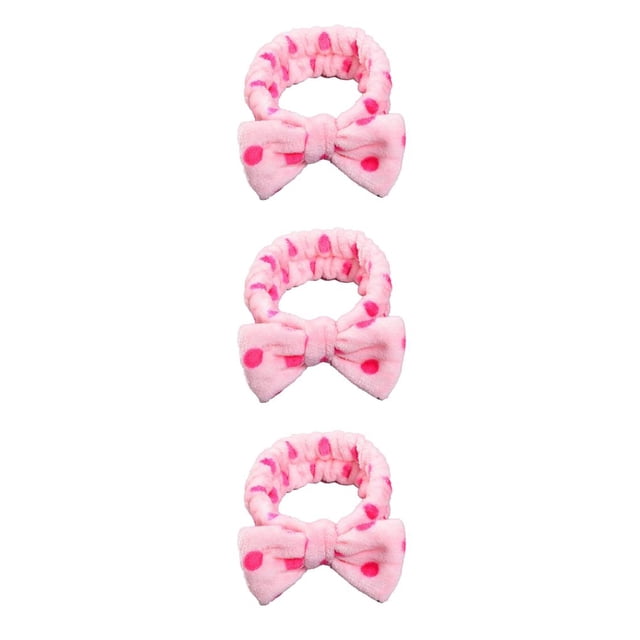 Diadema de lazo Sonducket Banda elástica para la cabeza Suavidad Rosa Type1 NO1