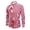 Red, variant on Oktoberfest Bavarian Shirt Men Multicolor Plaid Embroidered Button Down Shirt for Festive Stand Collar Tee Alternative with Unique Pattern Shirt Tops