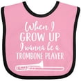 thumbnail image 3 of Inktastic Future Trombone Player Music Boys or Girls Baby Bib, 3 of 4