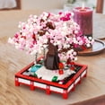 thumbnail image 2 of Cherry Blossom Bonsai Tree Building Blocks Set Flower Tree Bricks Building Kit STEM Construction Toys with Chain Rotating Swing Figurines, 2 of 5