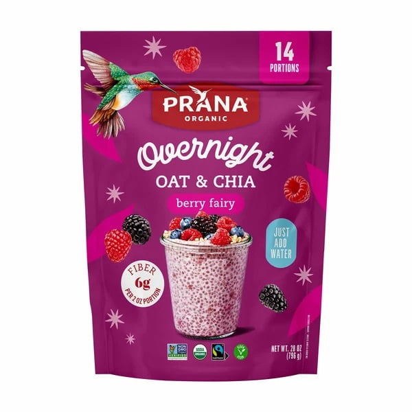Prana Organic Overnight Chia, Berry Fairy (28 Ounce)