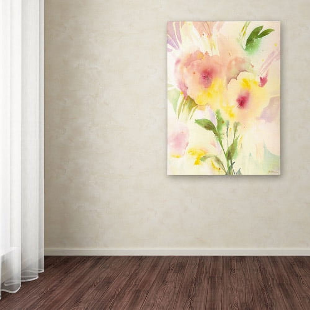 Trademark Fine Art "Primrose Reflection" Canvas Art by Sheila Golden