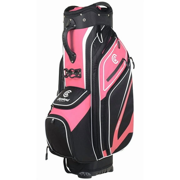Cleveland Golf Ladies Lightweight Cart Bag Pink/Black