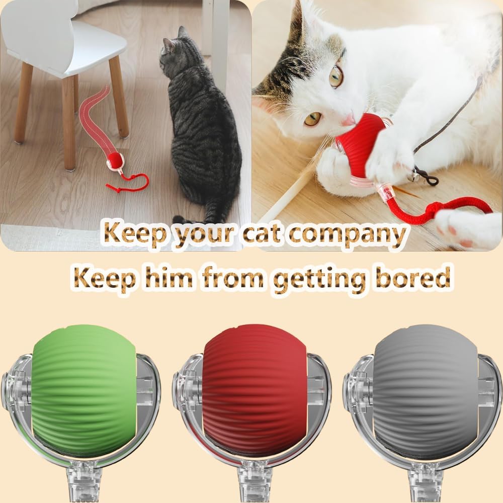 Interactive Cat Toys for Indoor Cats, Agility Move Cat Balls,Motion Activated Cat Balls, Cat Toys for Bored Indoor Cats