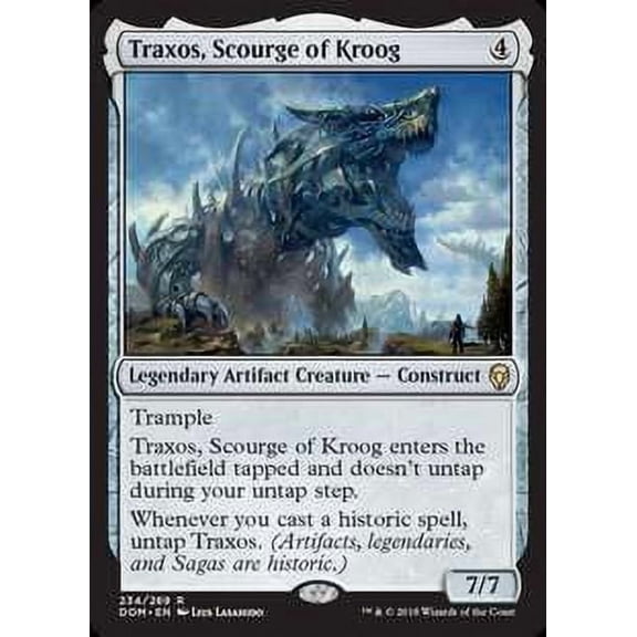 MtG Dominaria Rare Traxos, Scourge of Kroog #234