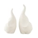 thumbnail image 4 of 2 figuras de elefante de cerámica para decoración de escritorio, ideal como regalo para TV. blanco, 4 of 9