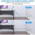 thumbnail image 6 of LazySpin Cord Cover, 142in One-Cord Channel Cord Hider for Wall, CC05 Beige, 6 of 9