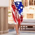 thumbnail image 2 of YDLCAFD Capris For Women 4Th Of July Flag Independence Day Print Pants Bottom Drawstring Joggers, 2 of 5