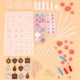 thumbnail image 5 of de fundición de resina de silicona 107x, fabricación , Kits de accesorios de herramientas DIY, de de cristal para collar, Hugo Molde de joyería, 5 of 10