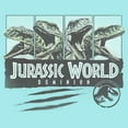 thumbnail image 2 of Junior's Jurassic World: Dominion Velociraptor Vintage Panel Scratch  Racerback Tank Top Cancun 2X Large, 2 of 4