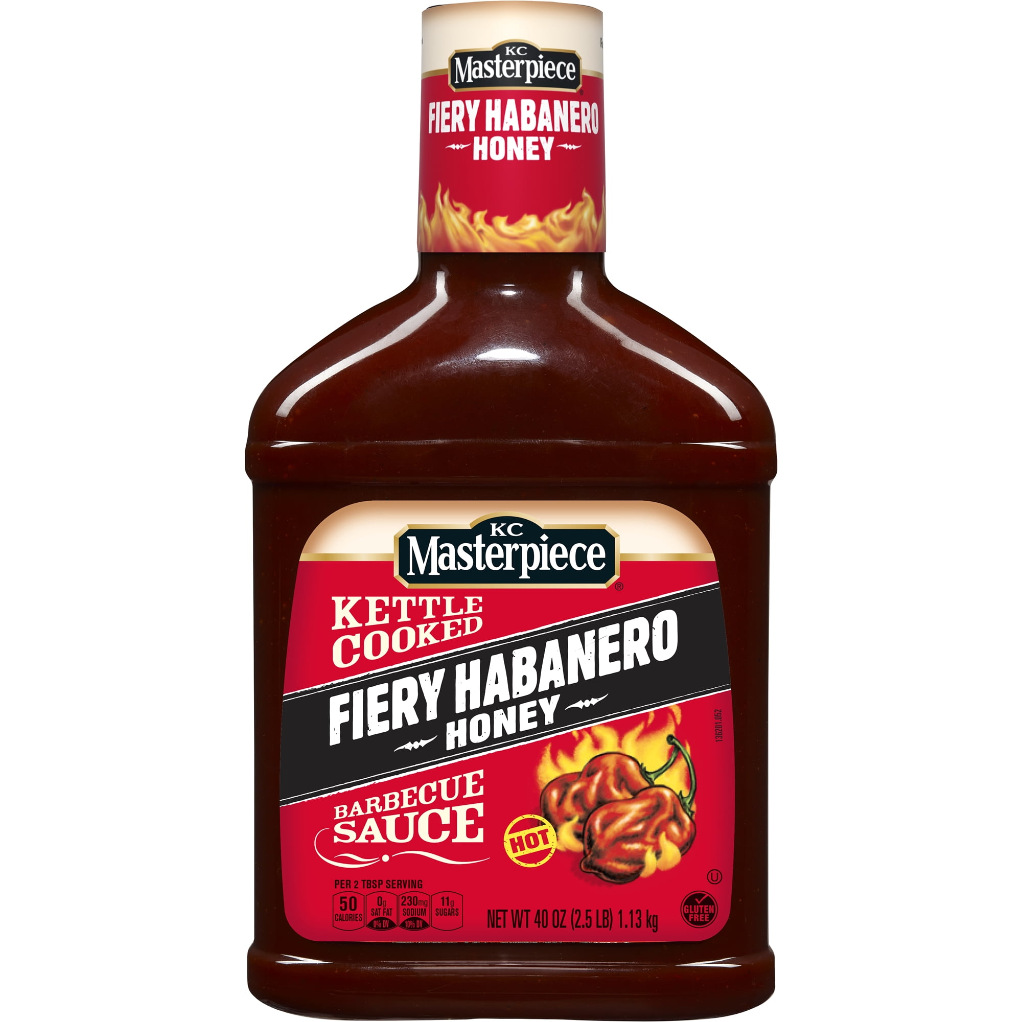 KC Masterpiece Fiery Habanero Honey Barbecue Sauce, 40 oz - Walmart.com ...