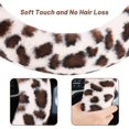 thumbnail image 4 of UniMall Fuzzy Steering Wheel Cover for Women Girls,Universal Fit 15 inch Fur Car Wheel Cover & Handbrake Cover & Gear Shift Cover Set, Fashion Leopard Winter Warm Fluffy Vehicle Wheel Protector, 4 of 14