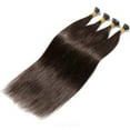 thumbnail image 2 of MesaSe I Tip Human Hair Extensions 100 Strands Pre Bonded Stick Tip Keratin Straight Soft Hair, 2 of 5