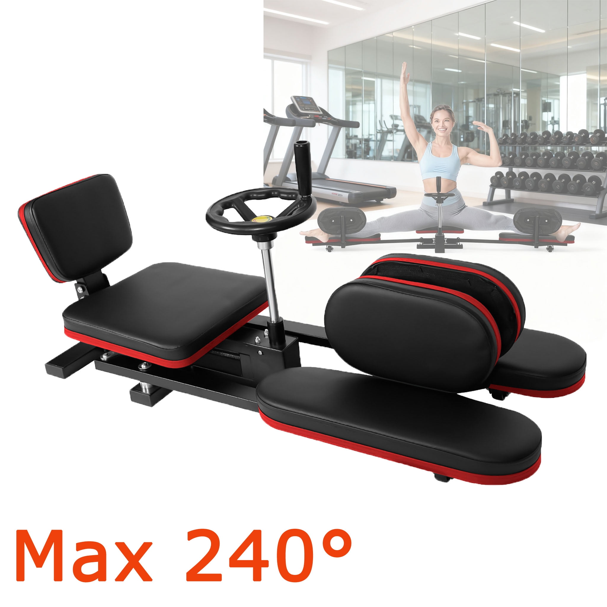 Leg Stretcher Stretching Machine, raddrizzatore meccanico per gambe fitness spagat attrezzature per allenamento flessibile per palestra o palestra a casa, 100 kg