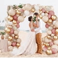 thumbnail image 4 of Kit de arco de guirnalda de Globos de Oro rosa, decoración de fiesta de cumpleaños de boda, decoración de Baby Shower de adultos y niños, suministros de boda, 4 of 4