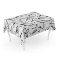 thumbnail image 1 of LADDKE Pattern Fishing and Fly Lures Sketch on Angler Fisherman Tablecloth Table Desk Cover Home Party Decor 60x104 inch, 1 of 1