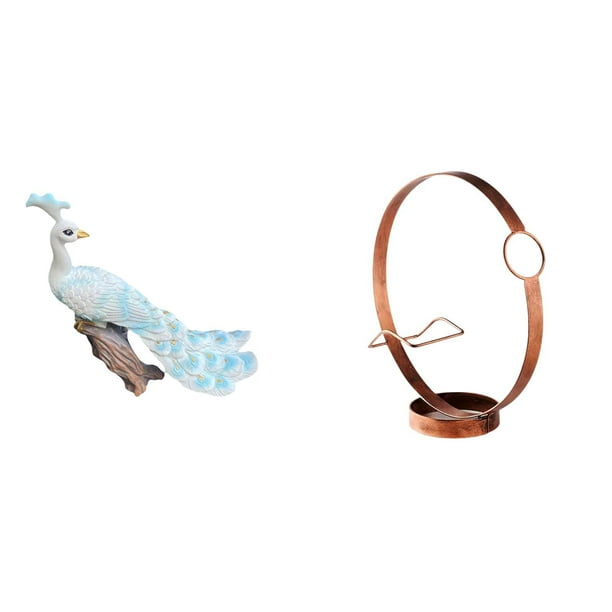 Escultura De Pavo Real, Soporte Para Botellas De Vino, Adorno Decorativo Para Jardín, Estante De Metal, Organizador, Artesanías, Figurita, Estatua Para El Hogar, Patio, Almacenamiento Y