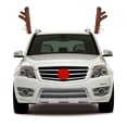 thumbnail image 2 of Car Antlers con nariz, divertido kit de decoración navideña para vehículos (marrón), 2 of 7