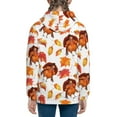 thumbnail image 6 of Sikiie Thanksgiving Turkey Leaves Zip Up Hoodie Teenage, hoodies for Teenage, Zipper Sweatshirt Jacket for Daily, Traveling-Medium, 6 of 6