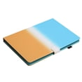thumbnail image 3 of for Universal 6.5 - 7.5 Inch, Gradient Color PU Leather Folio Stand Wallet with Card Pockets Soft TPU Shockproof Cover for iPad / Samsung / Amazon Kindle / Lenovo / Onn, Blue+Orange, 3 of 11