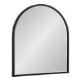 thumbnail image 1 of Kate and Laurel McLean Modern Arched Metal Framed Wall Mirror, 32 x 36, Black, Minimal Decorative Mirror with Rounded Arch Shape for Stunning Wall Home Decor, 1 of 7