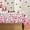 Pink, variant on Valentine''s Day Tablecloth 60×104 Inch Rectangular, Watercolor Love Hearts Pink Colored Washable Table Cover for Party Picnic Dinner Decor