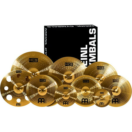 Meinl HCS-SCS1 Ultimate Complete Cymbal Set Pack with FREE 16-Inch Trash