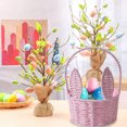 thumbnail image 6 of Large Easter Woven Bunny Basket with Long Ears, Storage Tote Bag for Eggs, Kids Gift, and Home Decoration, 6 of 7