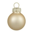 thumbnail image 4 of Northlight 2-Finish Mini Christmas Glass Ball Ornaments - 1" (25mm) - Gold - 24ct, 4 of 6