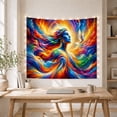 thumbnail image 5 of Ocean Waves Toned with Human Face Profile Facing, Mystical Fantasy for Space Lovers, Galaxy Room Decor, Housewarming Gift, Tapestry Wall Hanging for Bedroom and Dorm, 5 of 7