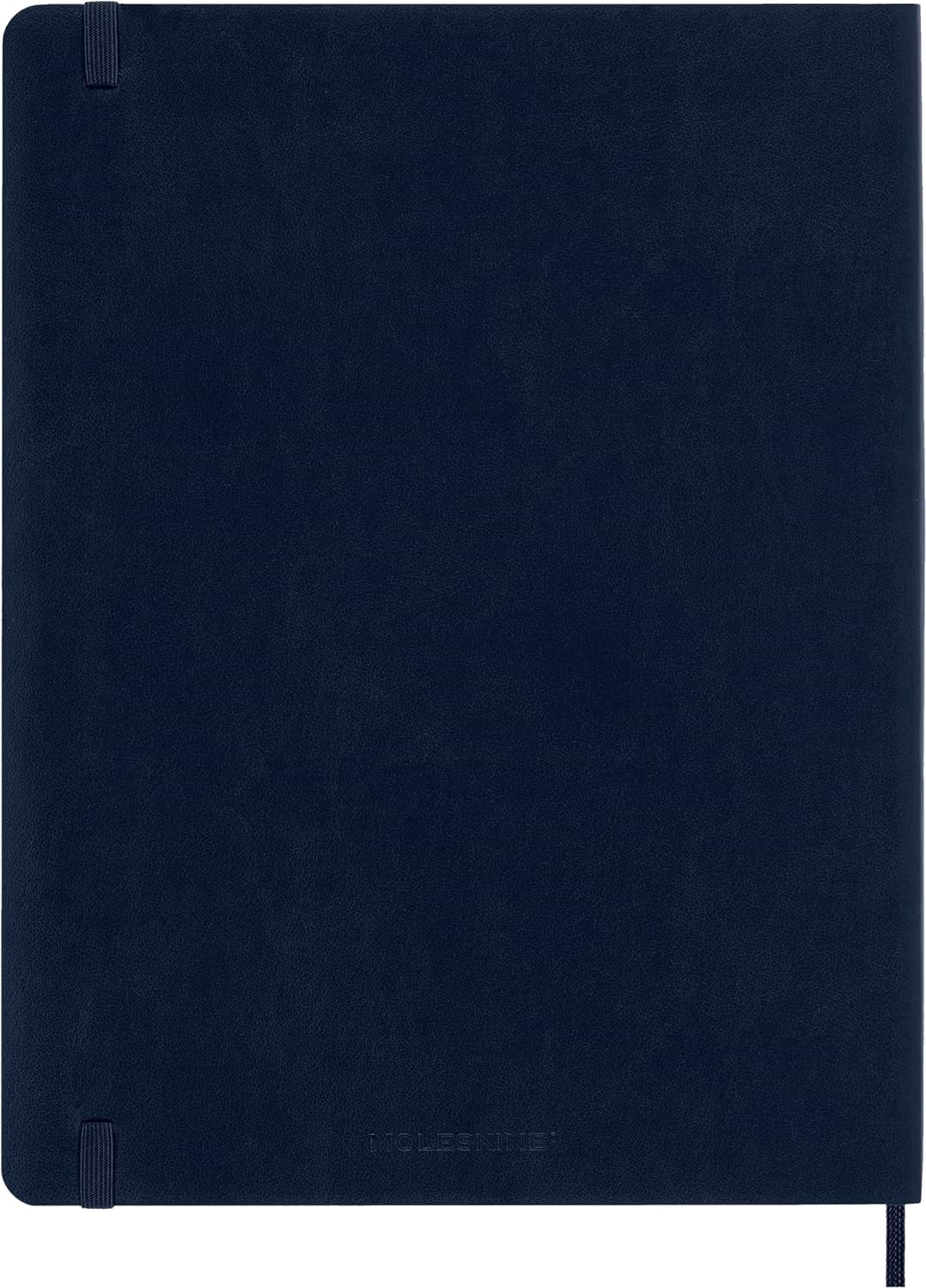 Moleskine Classic Notebook, Extra Large, Plain, Sapphire Blue, Soft Cover (7.5 X 10) (Other)