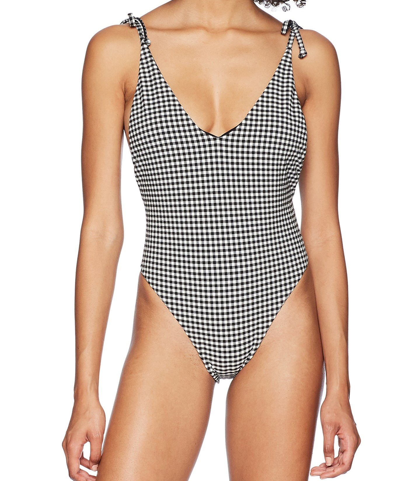 Billabong Women Small Gingham HiCut OnePiece Swimsuit S Walmart