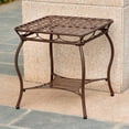 thumbnail image 1 of International Caravan Santa Fe Table d'Appoint de Patio en Fer, Brun Mat, 1 of 2