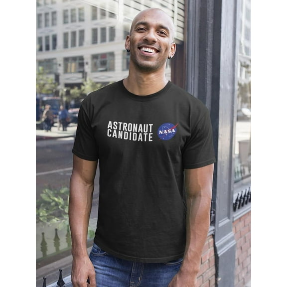 NASA Astronaut Candidate Men T-Shirt, Male XX-Large