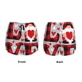 thumbnail image 6 of Goofa Buffalo Plaid Love And Gnome Printed Women 2 in 1 Running Shorts,Quick Dry Athletic Workout Shorts,High Waisted Athletic Shorts with Liner Pockets-X-Large, 6 of 9