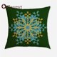 thumbnail image 1 of Funda de almohada de celosía verde de 16/18/20/24 pulgadas, cubierta decorativa de Navidad, alce, muñeco de nieve, árbol de Papá Noel, funda de cojín para sofá, 1 of 4