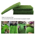 thumbnail image 4 of WALFRONT 10 PCS Artificial Grass Mat Turf Lawn Garden Micro Landscape Ornament Home Decor, Artificial Lawn, Synthetic Grass, 4 of 7