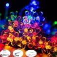 thumbnail image 2 of Guirnalda de luces LED con batería USB de 3 m, 5 m y 10 m, guirnalda de flores de cerezo de cristal, decoración para fiestas de Navidad, bodas y habitaciones, 2 of 5