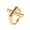 gold, variant on Stainless Steel Jewelry Cross Amulet Minimalist Retro Trendy Hip Hop Graduation Wedding Men's Rings Black Size 10
