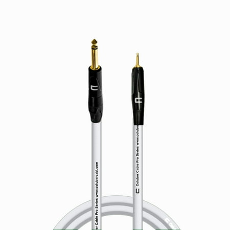 Coluber Cable 1/4" TS Male to 3.5 TS Male - Pro 3-Pin Microphone Connector
